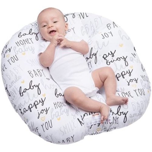 Boys and Girls Stretch Newborn Recliner Pillow, Baby Alphabet Recliner Pillow, Snug Removable Sofa Cushion, White, Super Soft Fit