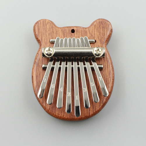 Likegreen Thumb Piano 8-tone Kalimb Mahogany Mini Kalimba Finger Piano Portable Instrument