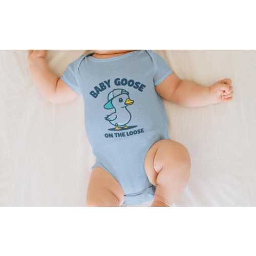 Little Goose Baby Onesie, Baby Goose Onesie, Silly Goose Onesie, Goose Lover Onesie, Goose Baby Clothing, Goose Baby Bodysuit, Baby Goose