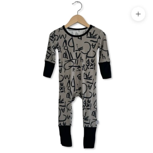 Caden's Alphabet for Autism Day to Night Romper