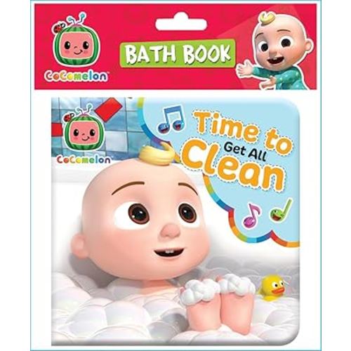 CoComelon Time to Get All Clean - Vinyl Waterproof Bath Book