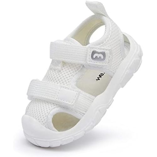 BMCiTYBM Baby Boy Girl Closed Toe Summer Sandals Lightweight Shoes Infant Non-Slip First Walking Sneakers 6 9 12 18 24 Months