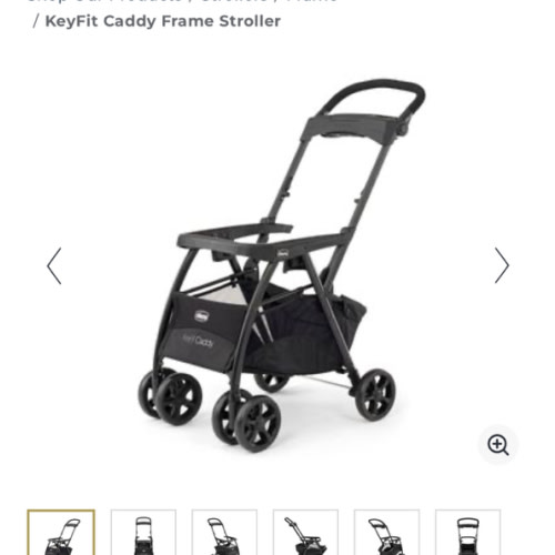 KeyFit Caddy Frame Stroller - Black | Chicco