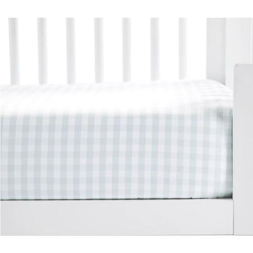 Gingham Crib Sheet | Serena and Lily