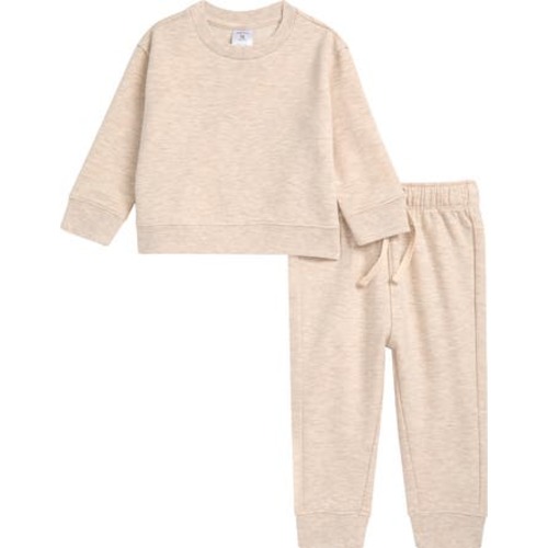 Core Fleece Sweatshirt & Joggers Set, 3M