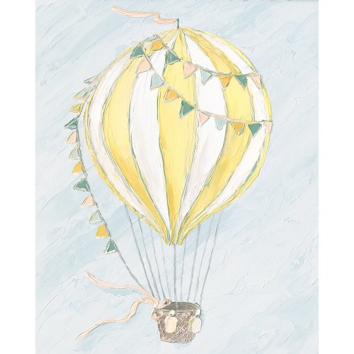 Bon Voyage: Yellow Paper & Canvas Prints from Casey Langteau's Baby & Children Collection — Casey Langteau Art Gallery