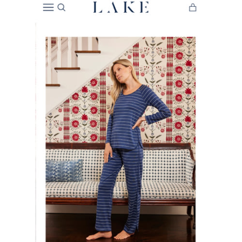 Pima Cotton Pajama Pants Set for Women | LAKE