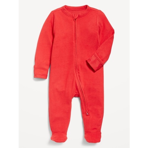 Cozy Knit 2-Way-Zip Sleep & Play Footed One-Piece for Baby