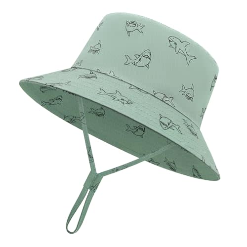 Baby Sun Hat Baby Boy Hats Toddler Hat UPF 50+ Bucket Hat for Baby Girls Infant Beach Hat with Wide Brim Kids Caps