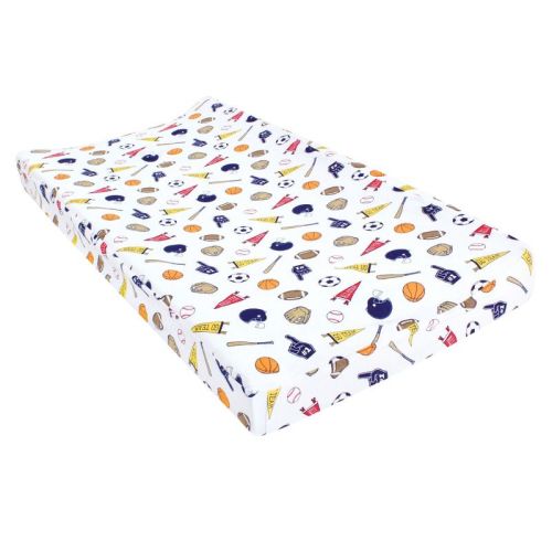 Hudson Baby Infant Boy Changing Pad Cover, Sports Fan, One Size