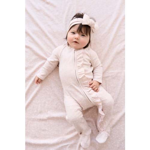 Organic Cotton Melanie Onepiece - Addie Lilac - 0-3m