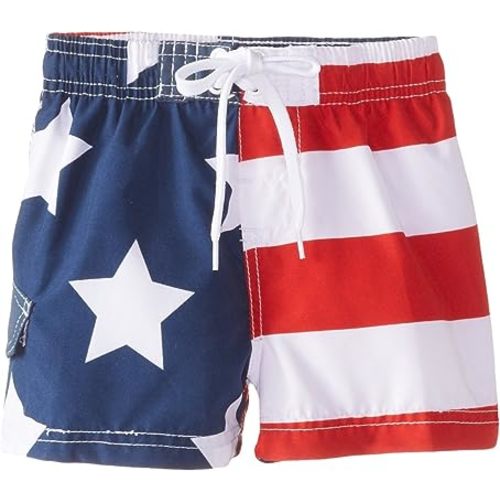 Kanu Surf baby-boys Baby American Flag Swim Trunk