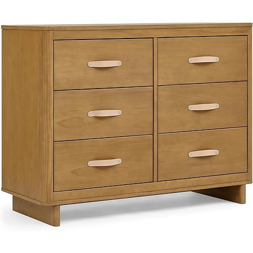 babyGap Skye 6 Drawer Dresser with Interlocking Drawers by Delta Children - Greenguard Gold Certified, Acorn