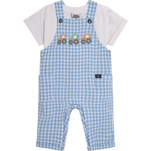 Tractor Overalls & Shirt Set, 6-12M