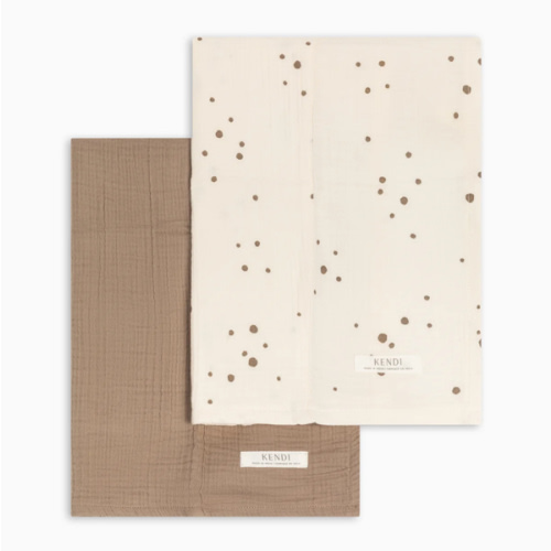 2-Pack Muslin Burp Cloths