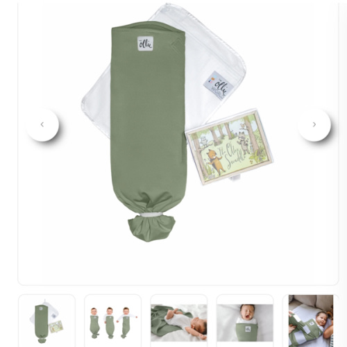 The Ollie® Swaddle in Olive