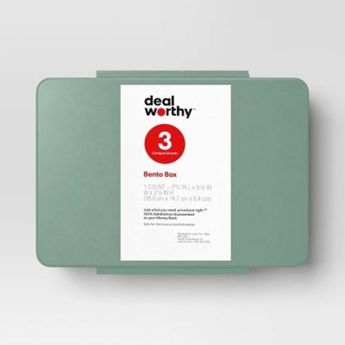 Bento Boxes - Dealworthy™ Green: BPA-Free Polypropylene Lunch Container
