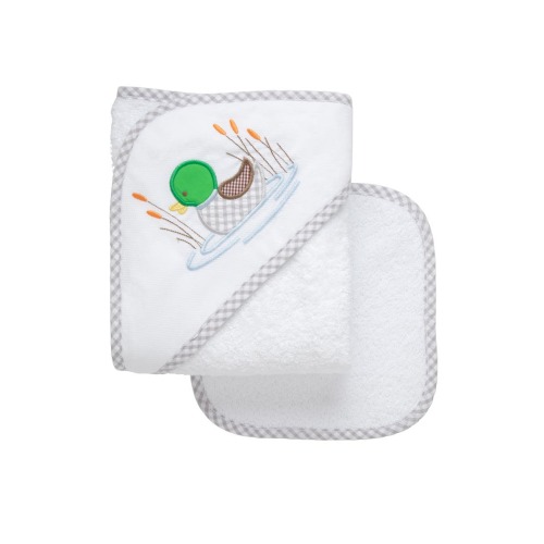 Playful Pals Hooded Towel & Washcloth Set