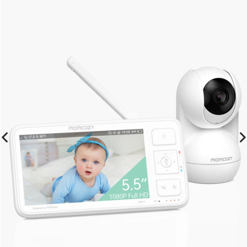 Momcozy 5.5'' Full HD Video Baby Monitor 1080P No WiFi-BM03