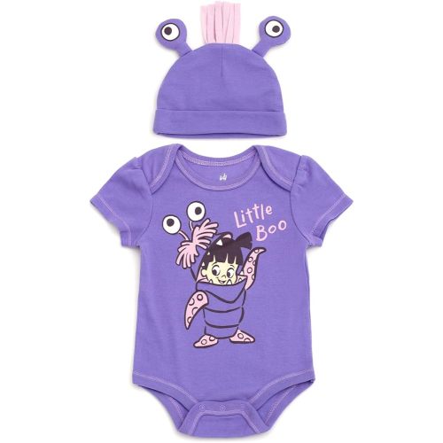 Disney Cosplay Baby Bodysuit & Hat Set Newborn to Infant Sizes