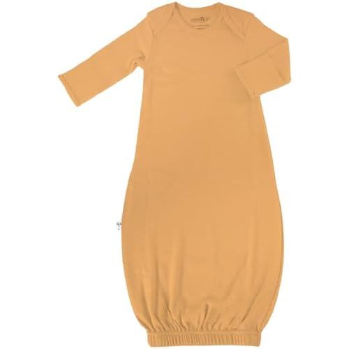Woolino Infant Nightgown - 100% Superfine Merino Wool Baby Gowns - Newborn Sleeper Gown for Boy & Girl - 0-6 Months
