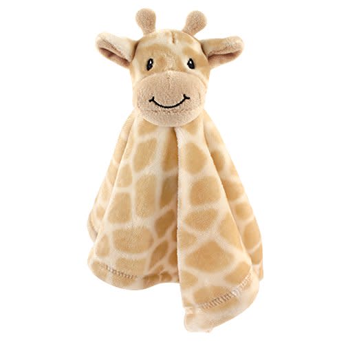 Hudson Baby Unisex Baby Animal Face Security Blanket, Giraffe, One Size