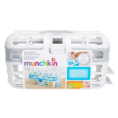 Munchkin Deluxe Dishwasher Basket - Gray