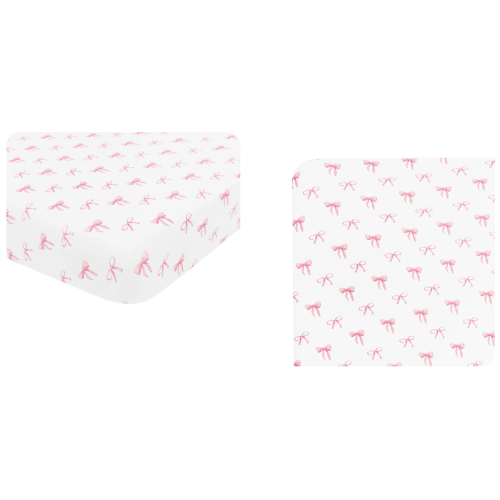 Mini Crib Sheet in Bow