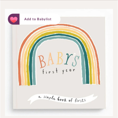 Little Rainbow Memory Baby Book – Lucy Darling