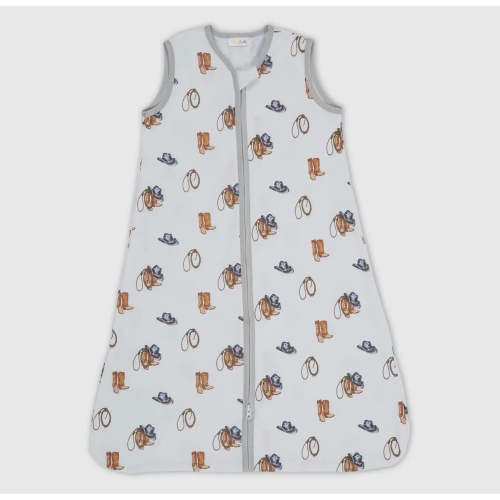 Life is better in boots cotton organic sleep sack