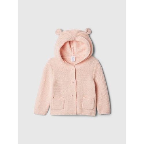 Baby Bear Cardigan in milkshake pink, size: 0-3 M