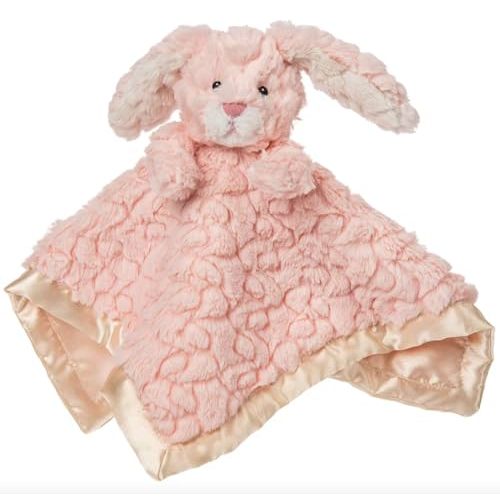 Mary Meyer Baby Lovey Putty Nursery Newborn & Toddler Boys and Girls Security Blanket Stuffed Animal Soft Snuggle Toy, 13 x 13-Inches, Pink Bunny