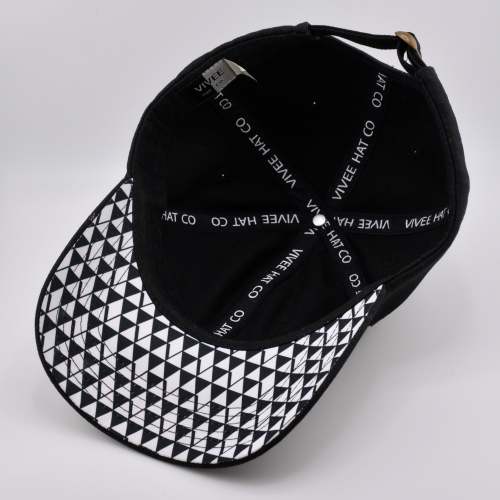 Triangle Triad High Contrast Hat - Black