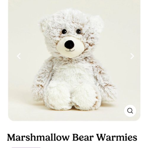 Microwavable Marshmallow Bear Warmies | Warmies USA