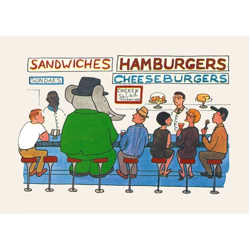 Babar - Babar Comes to America Print