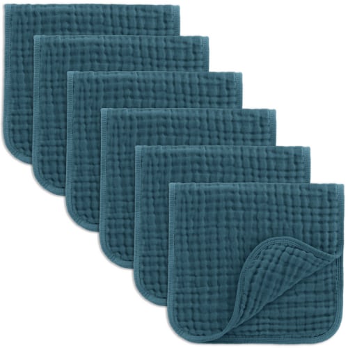 Comfy Cubs Muslin Burp Cloths by Comfy Cubs - Neptune — buybuy BABY
