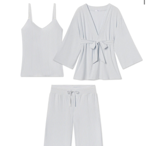 LAKE | Women | DreamModal Pajamas | Fog Maternity Kimono Bundle