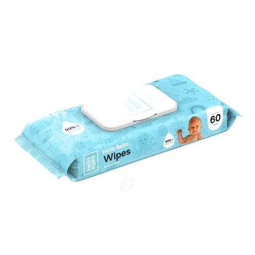 (3 Pack) Hello Bello Baby Wipes 60 ct
