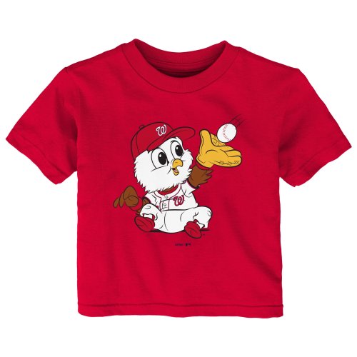 Infant Washington Nationals Red Baby Mascot T-Shirt