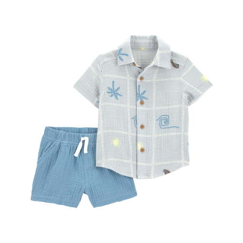 Carter's Child of Mine Baby Boy Outfit Set, 2-Piece, Sizes 0/3-24 Months