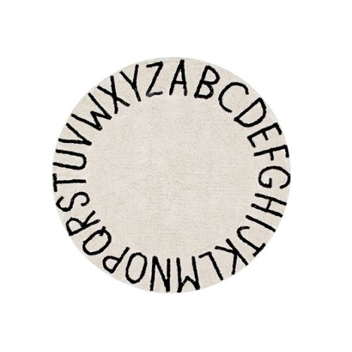 Lorena Canals Machine Washable ABC Round Rug | Pottery Barn Kids