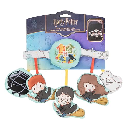 KIDS PREFERRED Harry Potter Stroller Activity Toy with Crinkle, Mirror, and Tactile Features – Fits Most Strollers