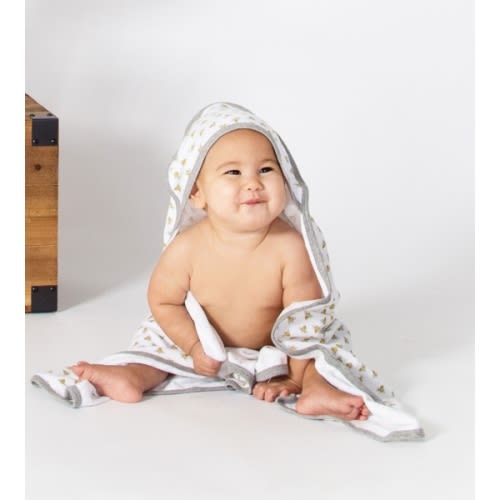 2-pack Burt's Bees Organic Cotton Hooded Towel (Honey Bee)