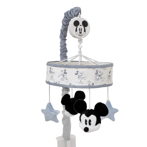 Disney Mickey Mouse - Call Me Mickey Blue and White Stars Musical Mobi – NoJo Baby