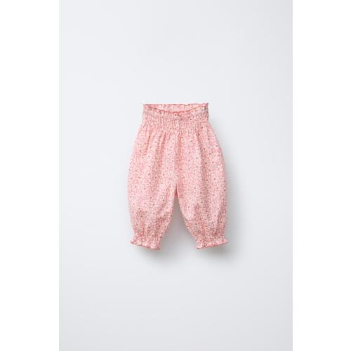 FLORAL JOGGING PANTS - Pink | ZARA United States