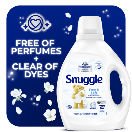 Snuggle® Free & Soft® Hypoallergenic Liquid Fabric Softener, 138 Loads, 2.77L - Walmart.ca