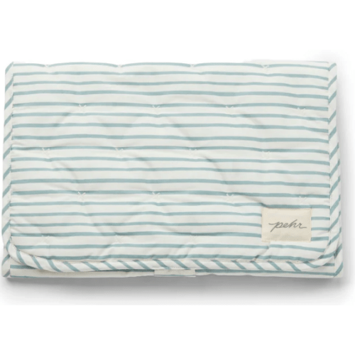 Striped On the Go Portable Changing Pad (Deep Sea)