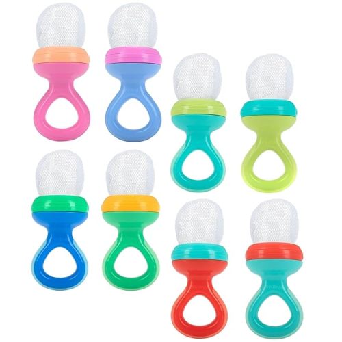 Nuby Nibbler Mesh First Soft Foods Feeder, 2pk, Colors May Vary