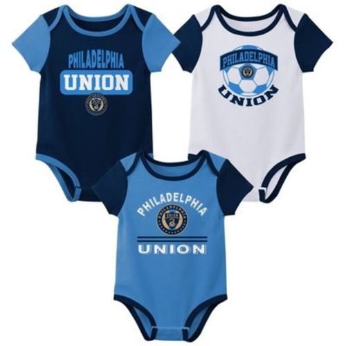 MLS Philadelphia Union Infant Boys' 3pk Bodysuit - 3-6M