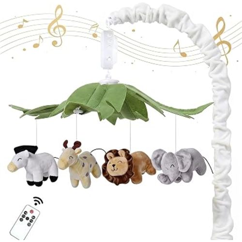 Baby Crib Mobile with Music for Boys and Girls